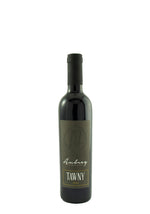 A bottle of Aubrey Vineyards 2016 Tawny on a white background.