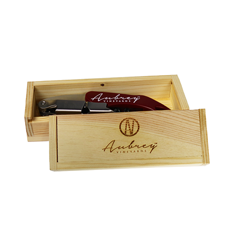 Pinewood Corkscrew Gift Crate