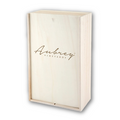 Wood Wine Box with Logo