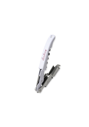 
                  
                    Load image into Gallery viewer, White wine opener with Aubrey Vineyards logo in red.
                  
                